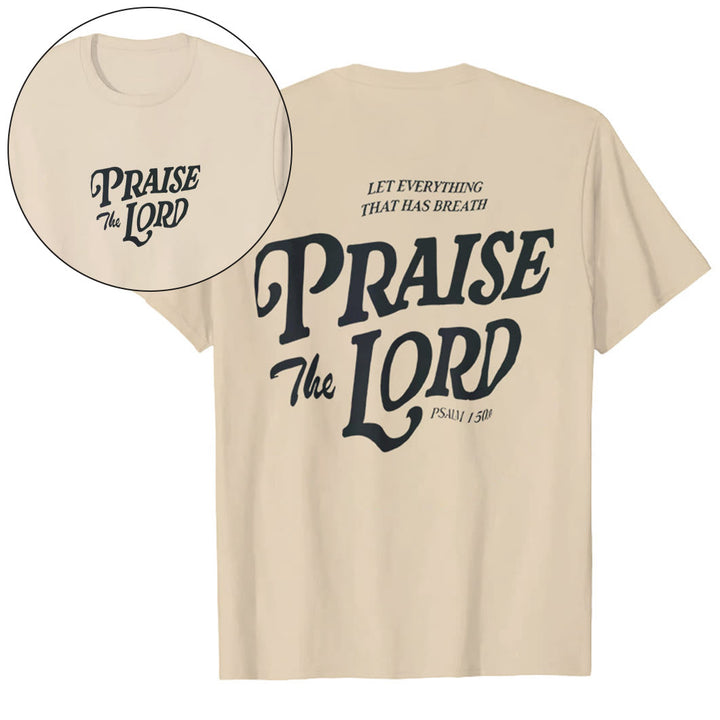 Christianartworkshop "Praise The Lord" T-shirt - Beige - 2XL - image 7