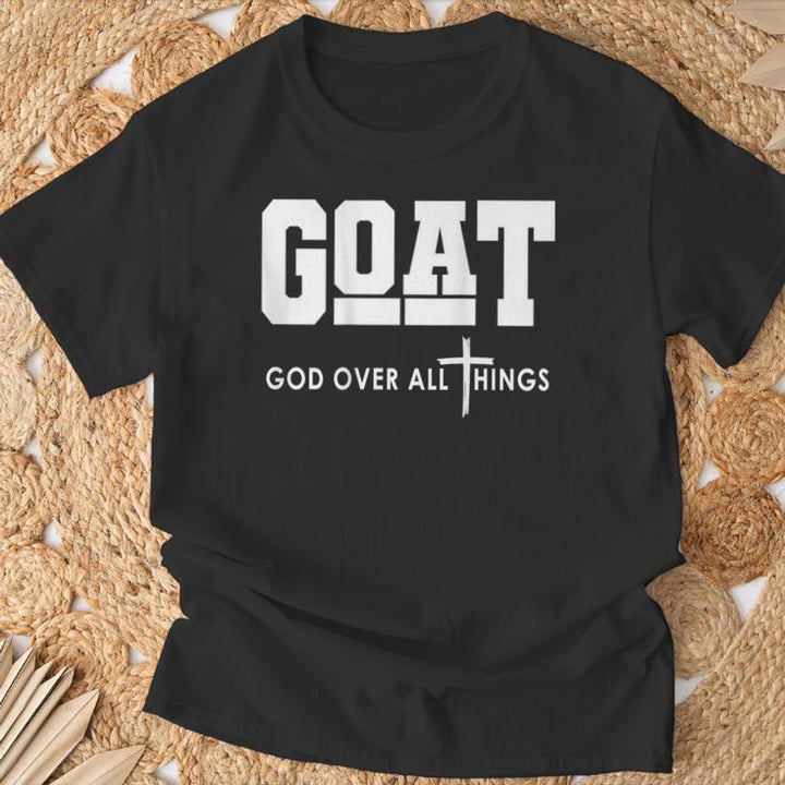 Christianartworkshop "GOD OVER ALL THINGS" T-shirt - image 3