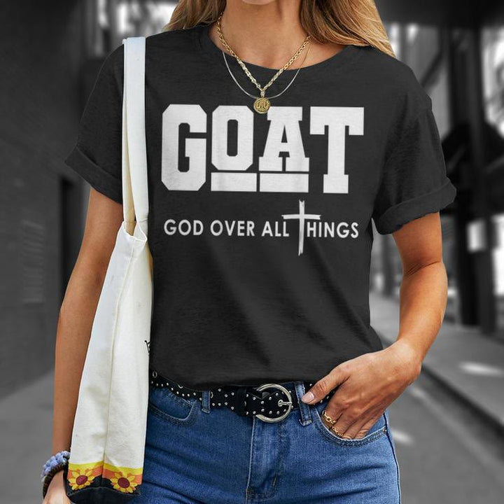Christianartworkshop "GOD OVER ALL THINGS" T-shirt - image 4