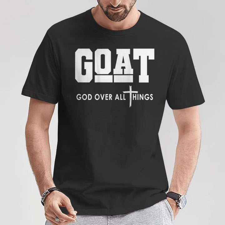 Christianartworkshop "GOD OVER ALL THINGS" T-shirt - image 3