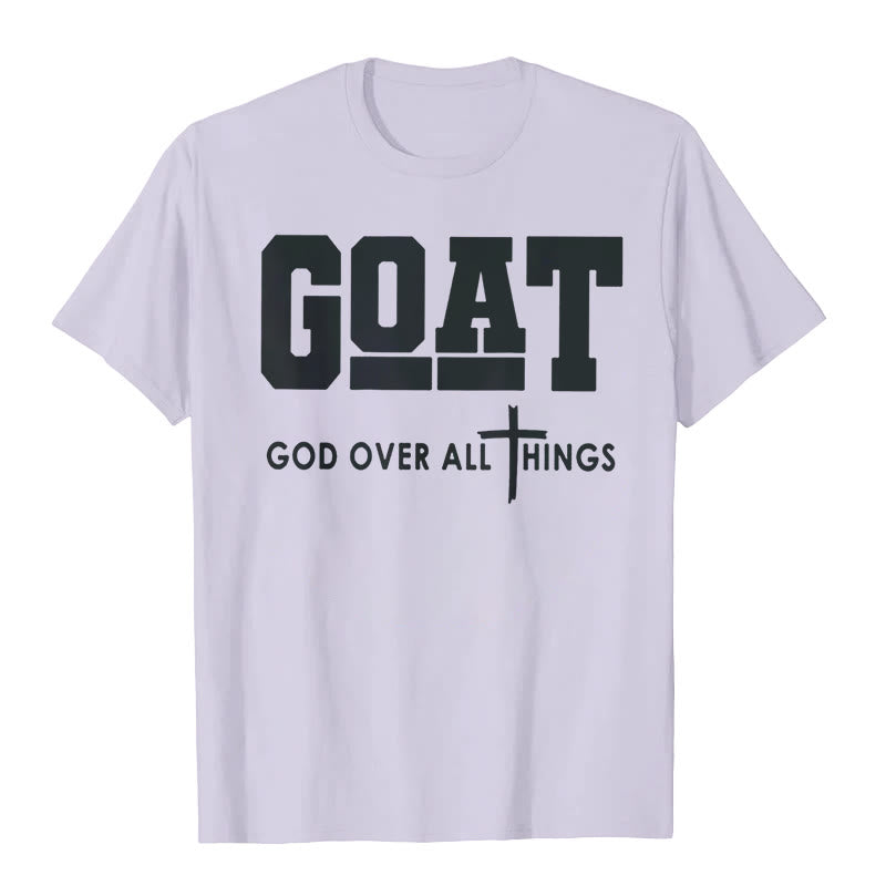 Christianartworkshop "GOD OVER ALL THINGS" T-shirt - Purple - 2XL - image 11