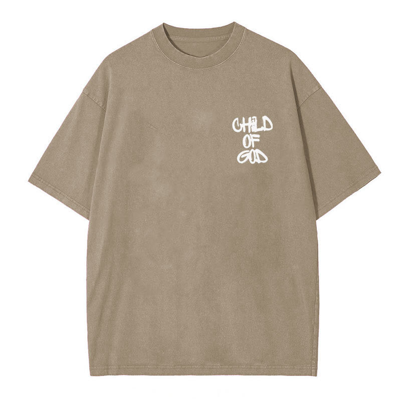Christianartworkshop "CHILD OF GOD" Washed T-Shirt - image 21