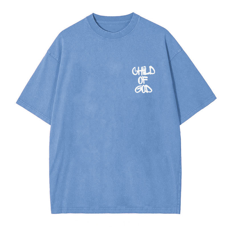 Christianartworkshop "CHILD OF GOD" Washed T-Shirt - image 12