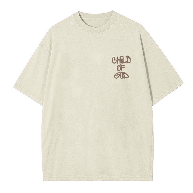 Christianartworkshop "CHILD OF GOD" Washed T-Shirt - image 9