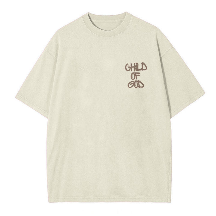 Christianartworkshop "CHILD OF GOD" Washed T-Shirt - image 9