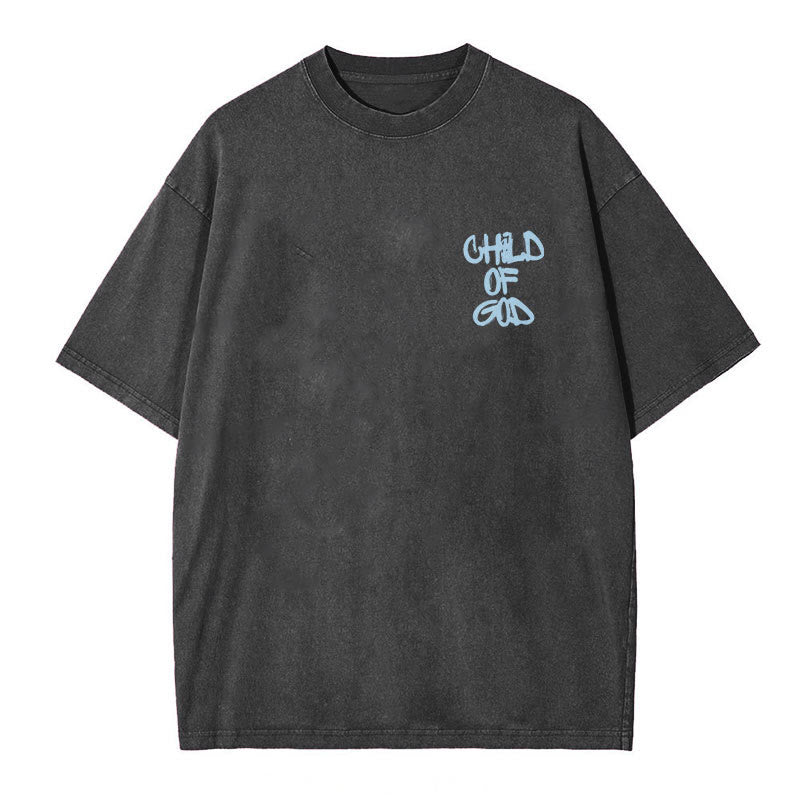 Christianartworkshop "CHILD OF GOD" Washed T-Shirt - image 4