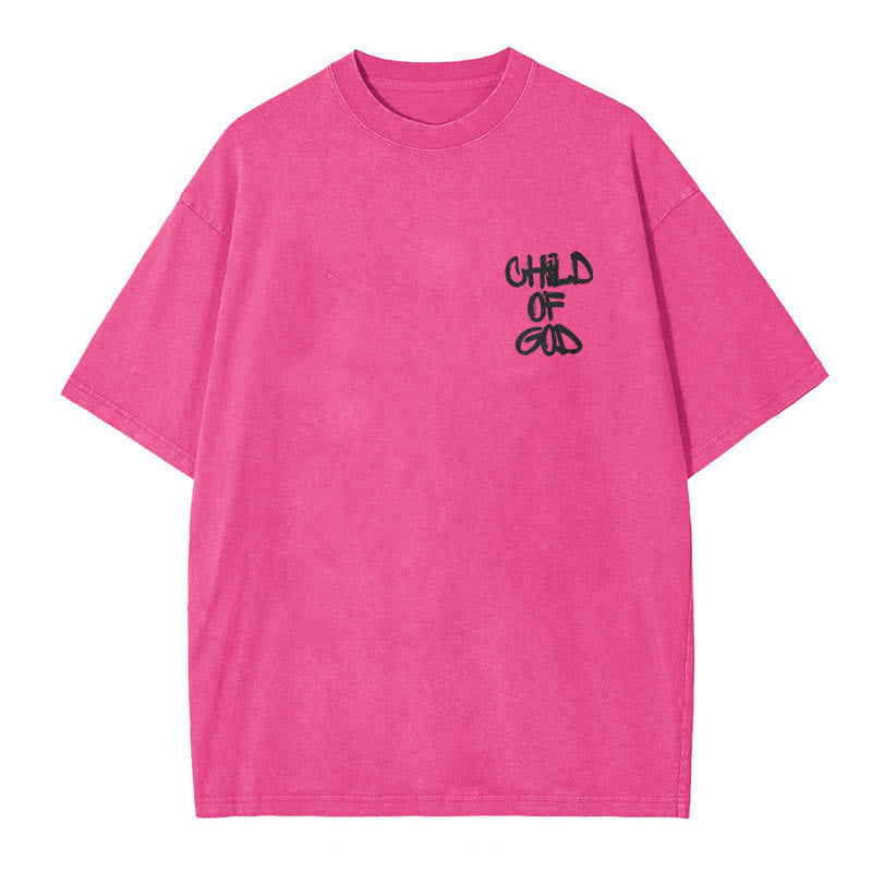 Christianartworkshop "CHILD OF GOD" Washed T-Shirt - image 15