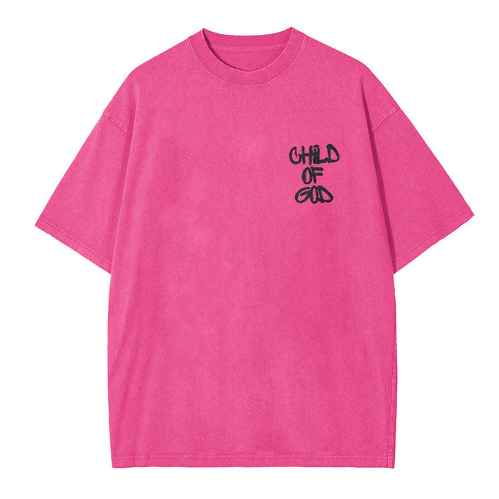 Christianartworkshop "CHILD OF GOD" Washed T-Shirt - image 15