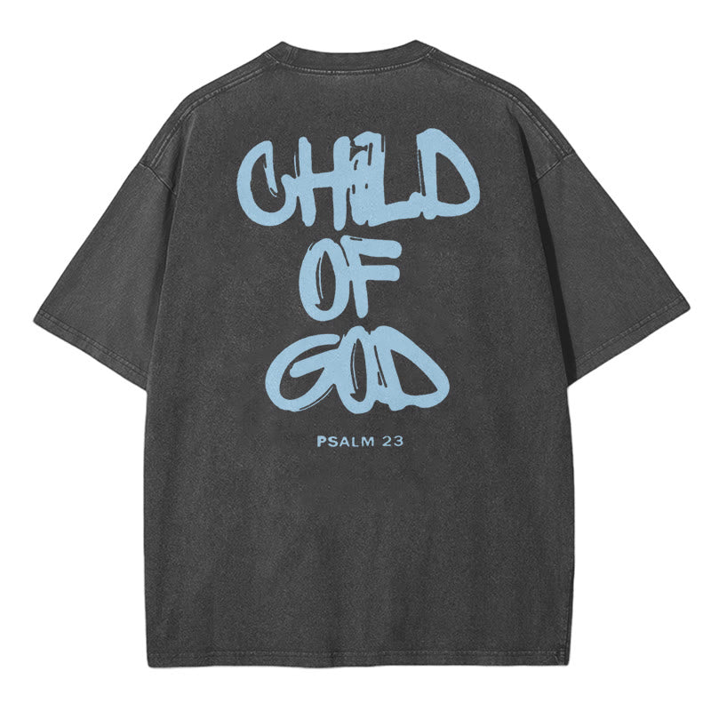 Christianartworkshop "CHILD OF GOD" Washed T-Shirt - image 2
