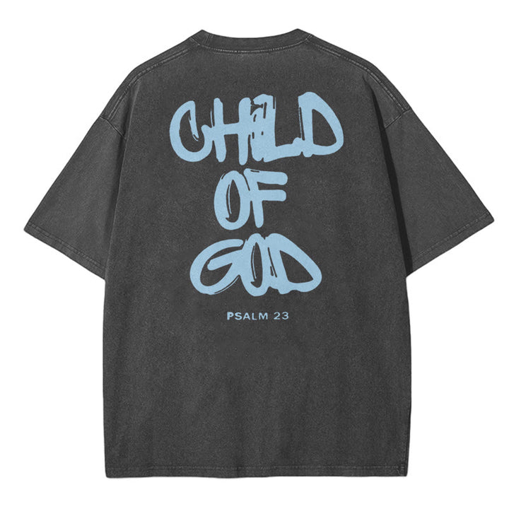 Christianartworkshop "CHILD OF GOD" Washed T-Shirt - image 2