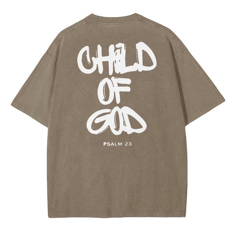 Christianartworkshop "CHILD OF GOD" Washed T-Shirt - image 20