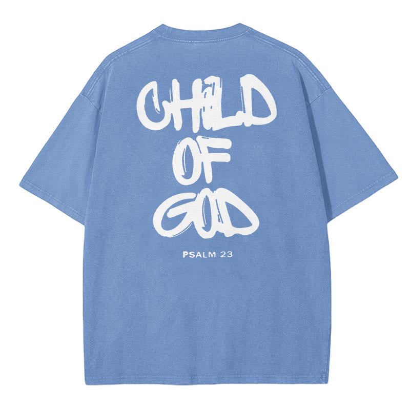 Christianartworkshop "CHILD OF GOD" Washed T-Shirt - image 11