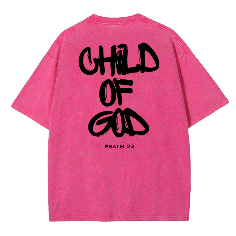 Christianartworkshop "CHILD OF GOD" Washed T-Shirt - image 14