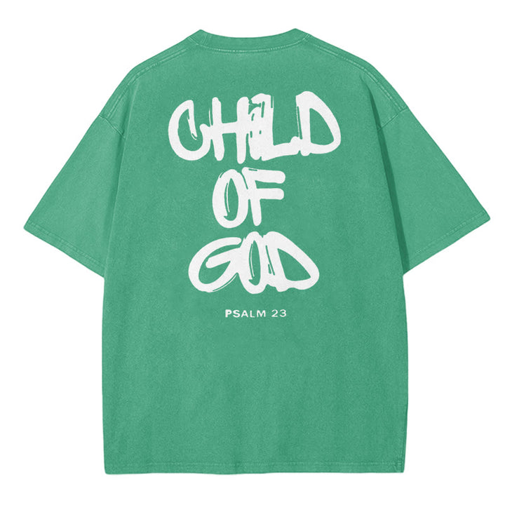 Christianartworkshop "CHILD OF GOD" Washed T-Shirt - image 17