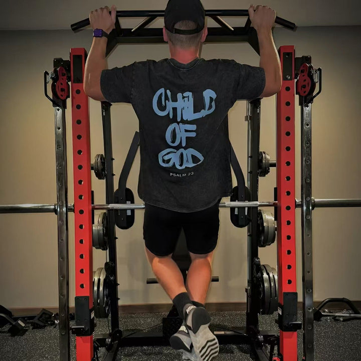 Christianartworkshop "CHILD OF GOD" Washed T-Shirt - image 2