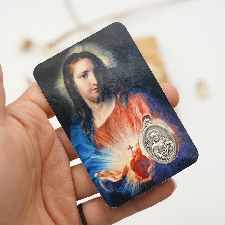 Christianartworkshop Our Lady & Jesus & Angels Paper Card: A Symbol of Holy Spirit and Power - image 5