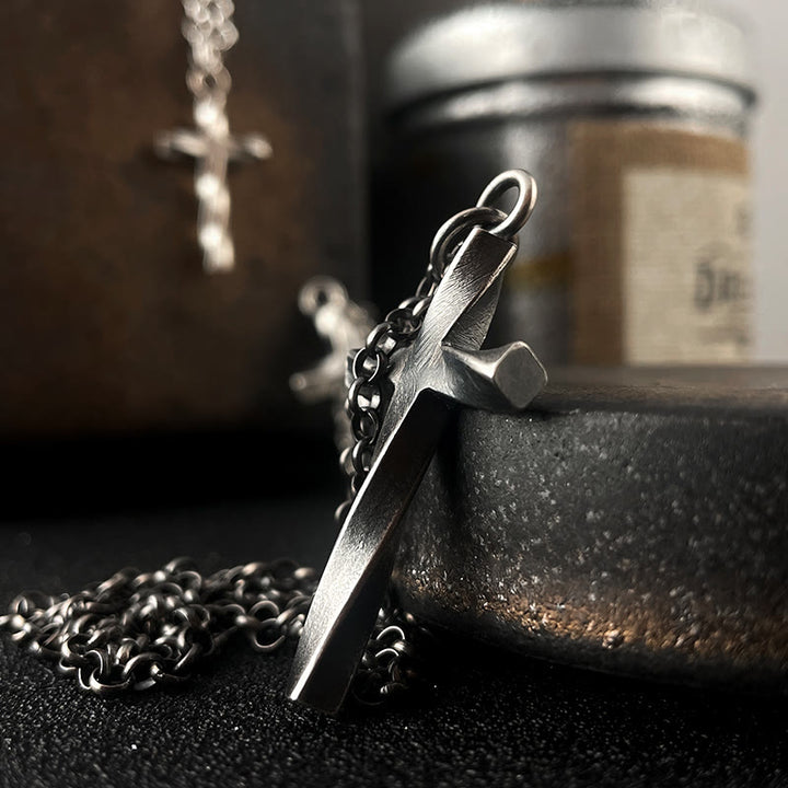 Christianartworkshop 999 Sterling Silver Cross Necklace: A Touch of Elegant Edge - image 6