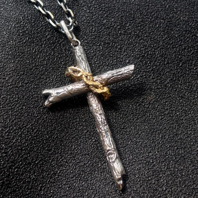 Christianartworkshop 925 Sterling Silver Cross of Thorns Necklace: A Symbol of Faith - image 4