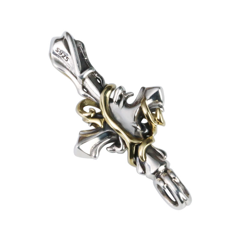Christianartworkshop 925 Sterling Silver 2styles Vine Crucifix Necklace: Unleashing Your Dark Personality - image 6