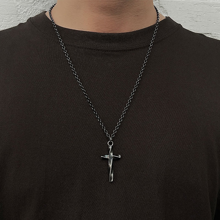 Christianartworkshop 999 Sterling Silver Cross Necklace: A Touch of Elegant Edge - image 2
