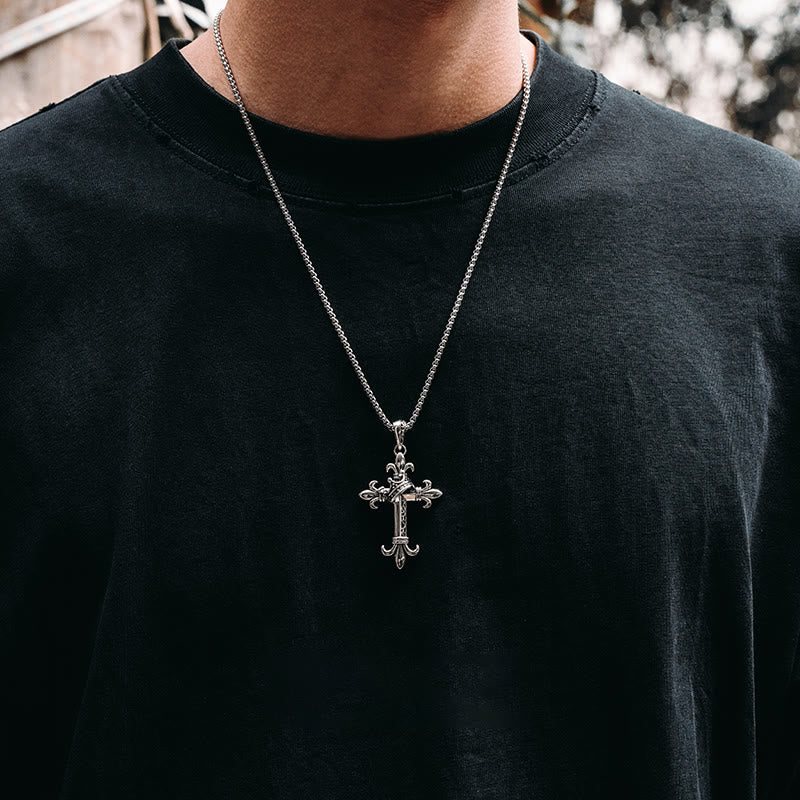 Christianartworkshop 925 Sterling Silver Modern & Minimalist Crucifix Necklace: A Symbol of Holy and Pure - image 4