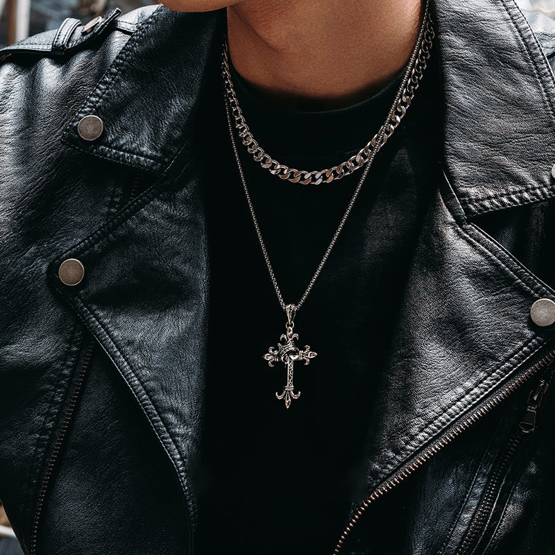 Christianartworkshop 925 Sterling Silver Modern & Minimalist Crucifix Necklace: A Symbol of Holy and Pure - image 2