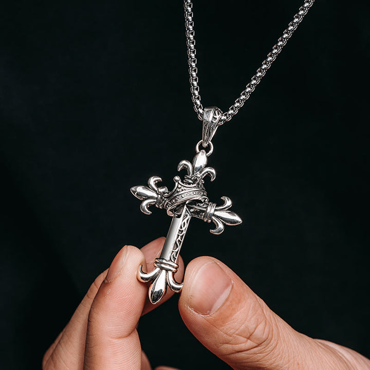 Christianartworkshop 925 Sterling Silver Modern & Minimalist Crucifix Necklace: A Symbol of Holy and Pure - image 7