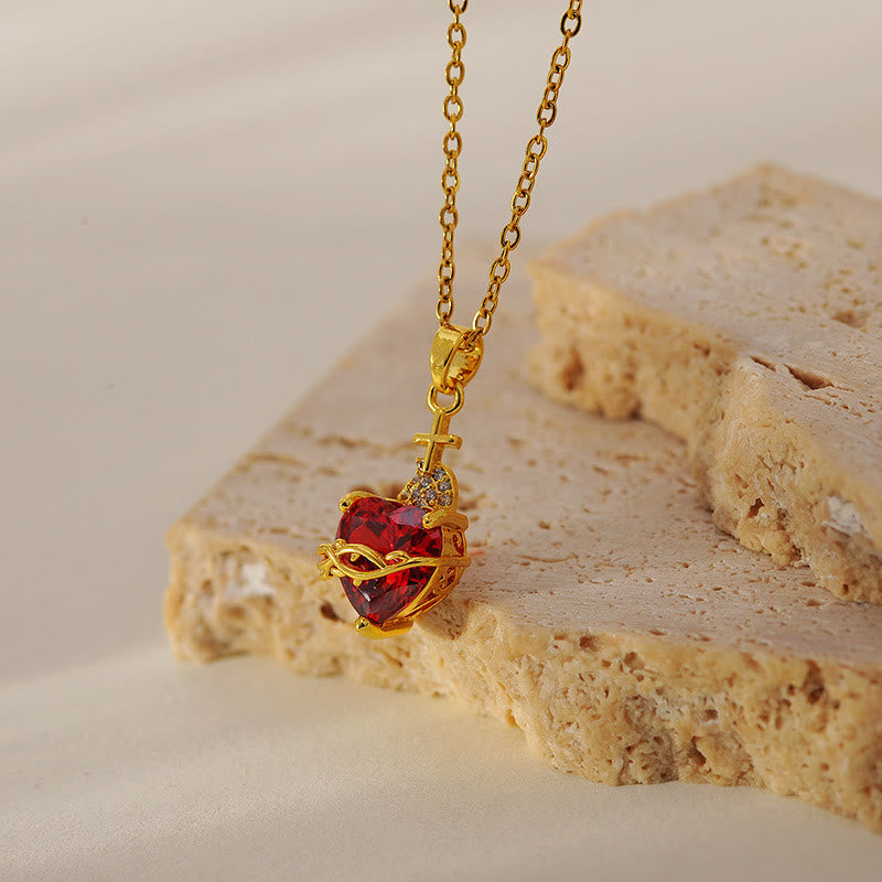 Christianartworkshop Modern & Minimalist Love Cross Necklace: A Stunning Fusion of Contemporary Design and Timeless Symbolism - image 2