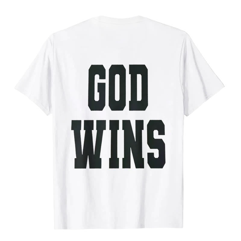 Christianartworkshop God Wins T-shirt - image 2