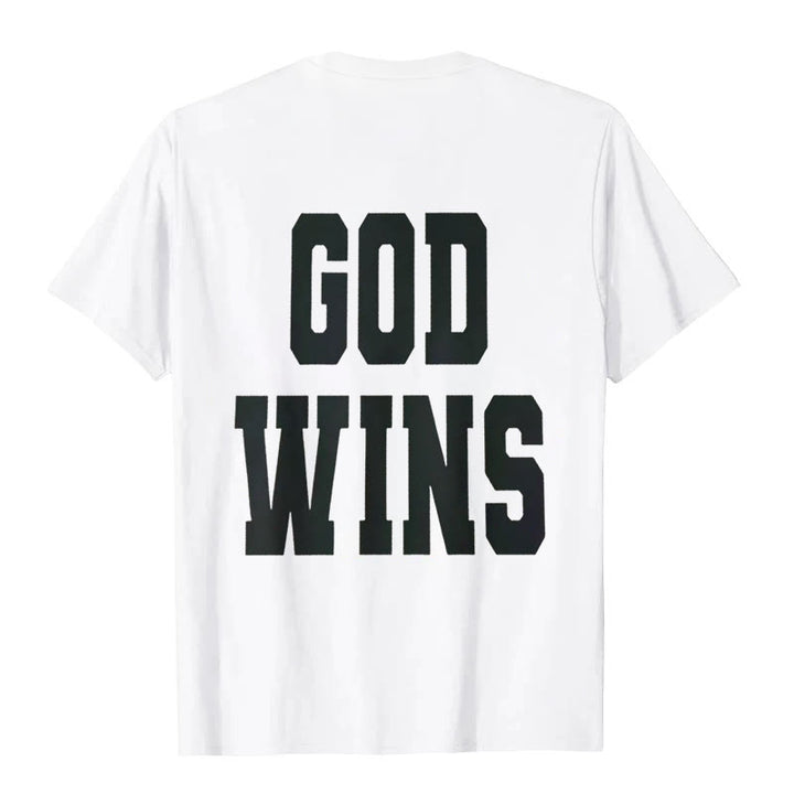 Christianartworkshop God Wins T-shirt - image 2
