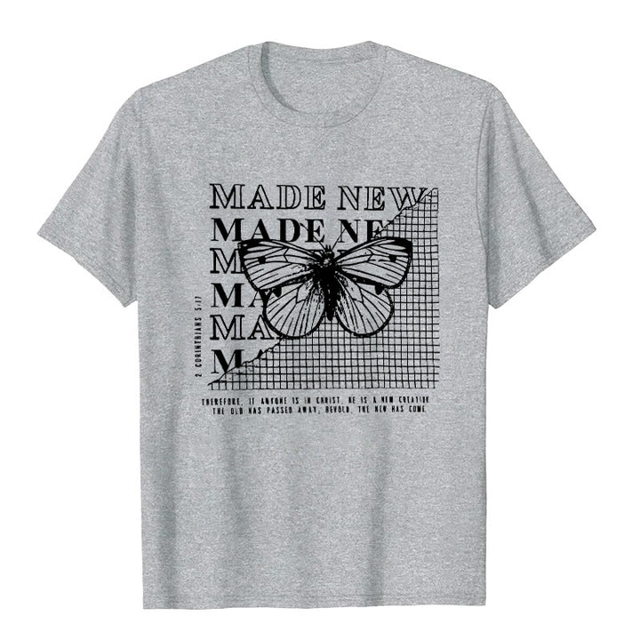 Christianartworkshop Made New T-shirt - Grey - 2XL - image 9