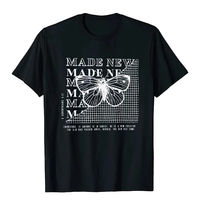 Christianartworkshop Made New T-shirt - Black - 2XL - image 2