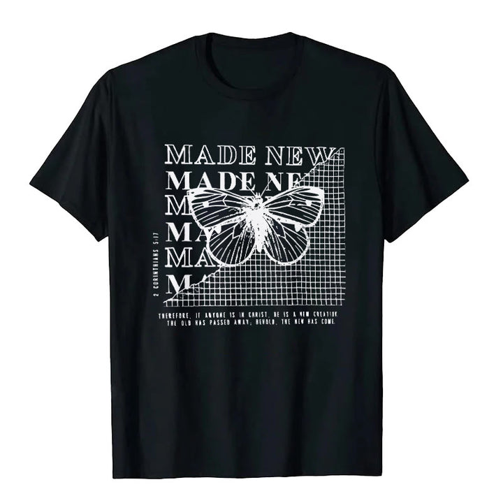 Christianartworkshop Made New T-shirt - Black - 2XL - image 2