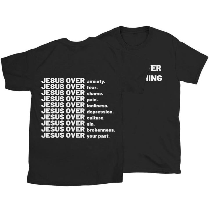 Christianartworkshop Jesus ​​Over T-shirt - Black - 2XL - image 4