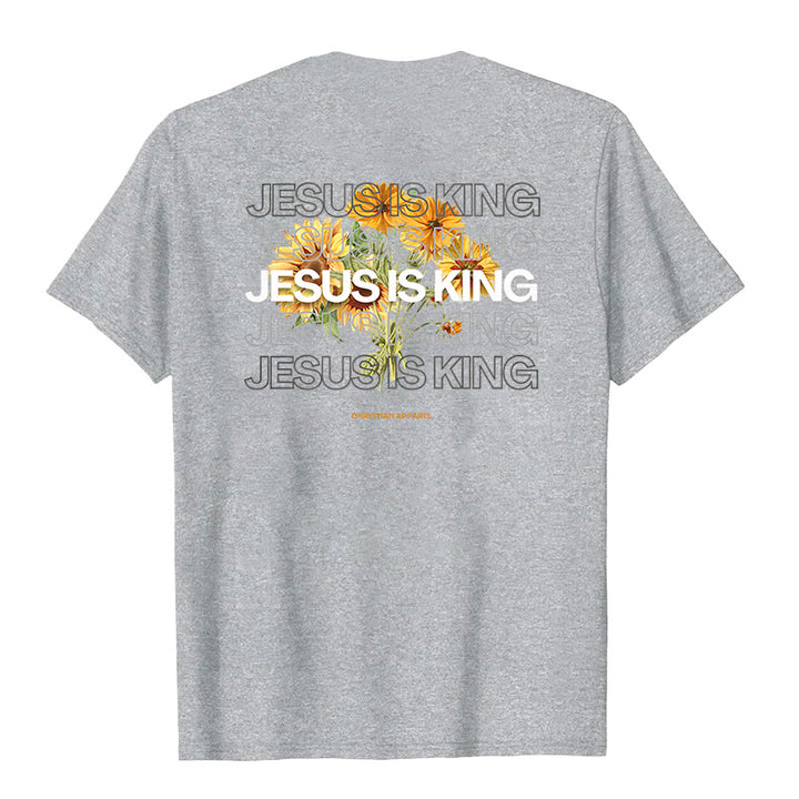 Christianartworkshop Jesus ​Is King T-shirt - image 26
