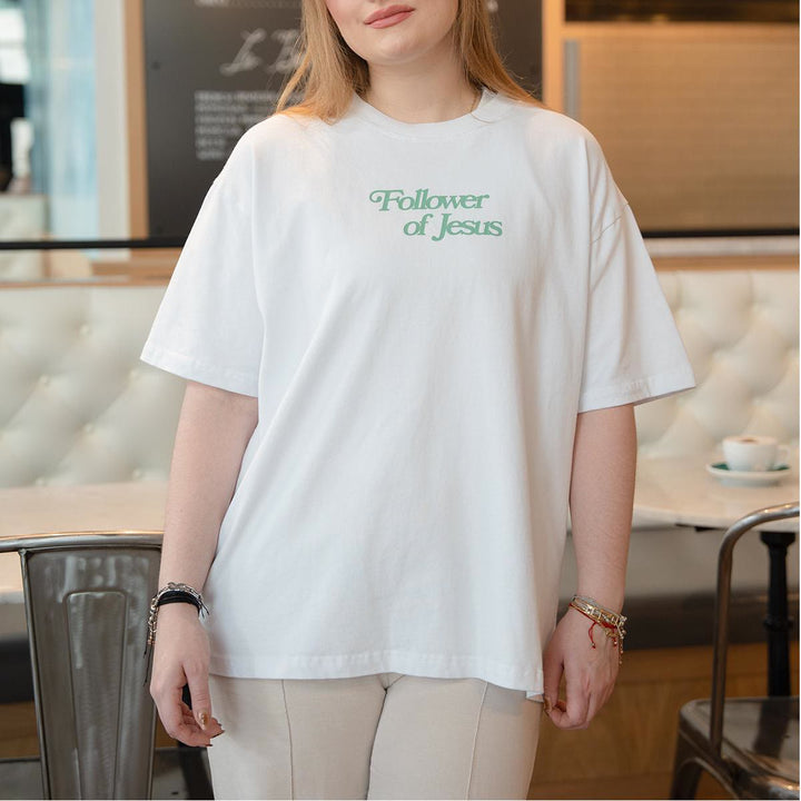 Christianartworkshop Follower of Jesus T-shirt - image 6