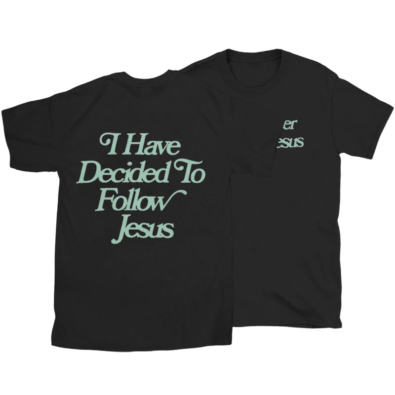 Christianartworkshop Follower of Jesus T-shirt - Black - 2XL - image 7