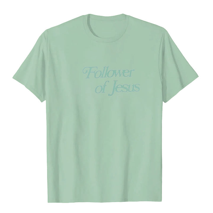 Christianartworkshop Follower of Jesus T-shirt - image 24