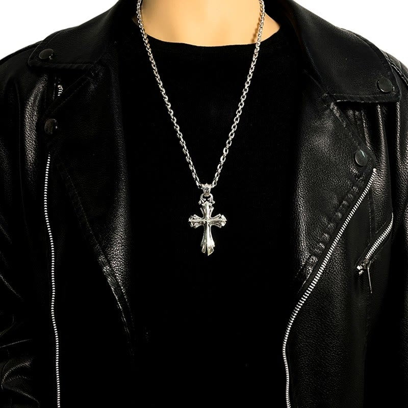 Christianartworkshop 925 Sterling Silver Modern & Minimalist Crucifix Necklace: Simple Design for the Devout - image 4