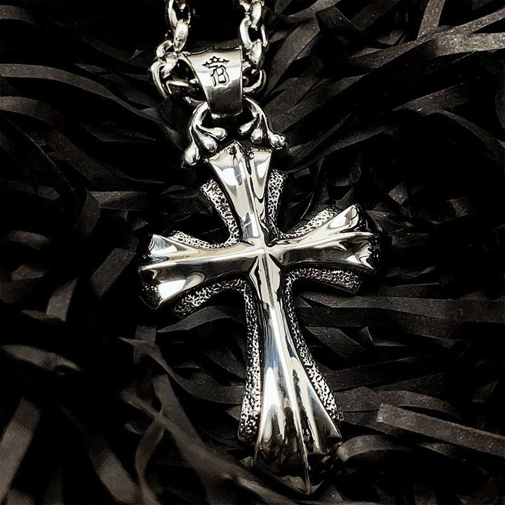 Christianartworkshop 925 Sterling Silver Modern & Minimalist Crucifix Necklace: Simple Design for the Devout - image 6