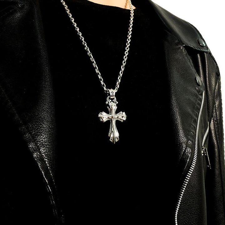 Christianartworkshop 925 Sterling Silver Modern & Minimalist Crucifix Necklace: Simple Design for the Devout - image 2