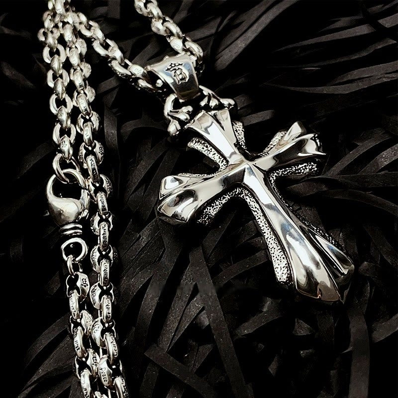 Christianartworkshop 925 Sterling Silver Modern & Minimalist Crucifix Necklace: Simple Design for the Devout - image 4