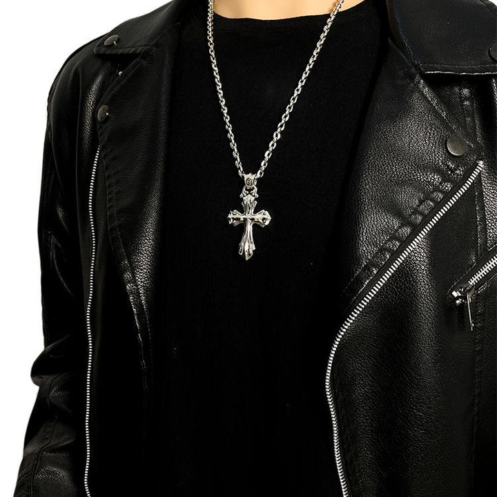 Christianartworkshop 925 Sterling Silver Modern & Minimalist Crucifix Necklace: Simple Design for the Devout - image 3