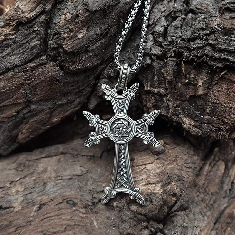 Christianartworkshop 925 Sterling Silver Celtic Crucifix Necklace: A Timeless Blend of Faith and Artistry - image 6