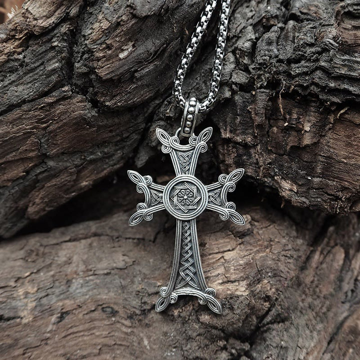 Christianartworkshop 925 Sterling Silver Celtic Crucifix Necklace: A Timeless Blend of Faith and Artistry - image 6