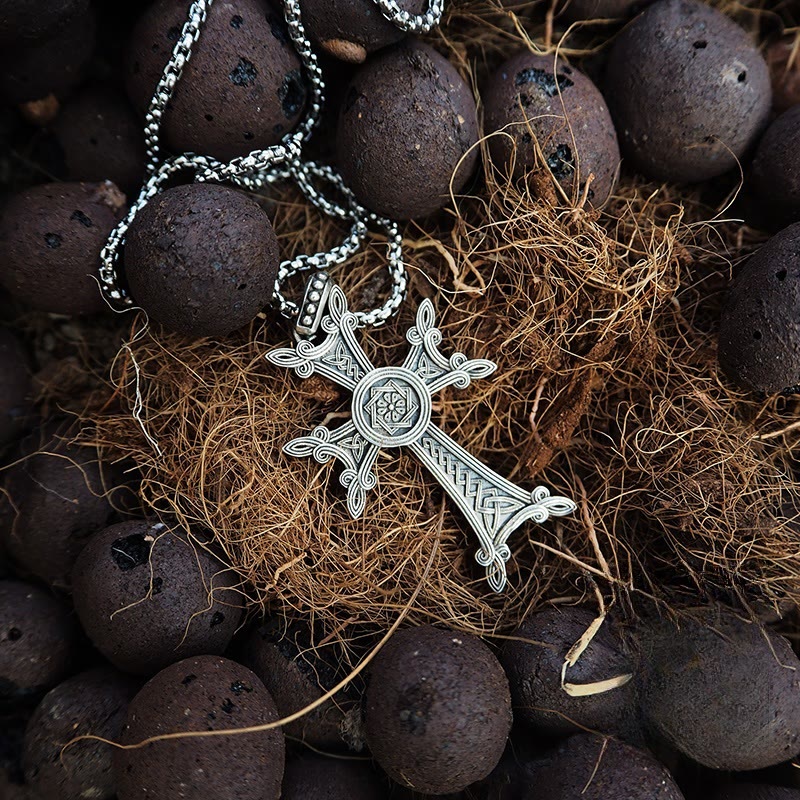 Christianartworkshop 925 Sterling Silver Celtic Crucifix Necklace: A Timeless Blend of Faith and Artistry - image 8