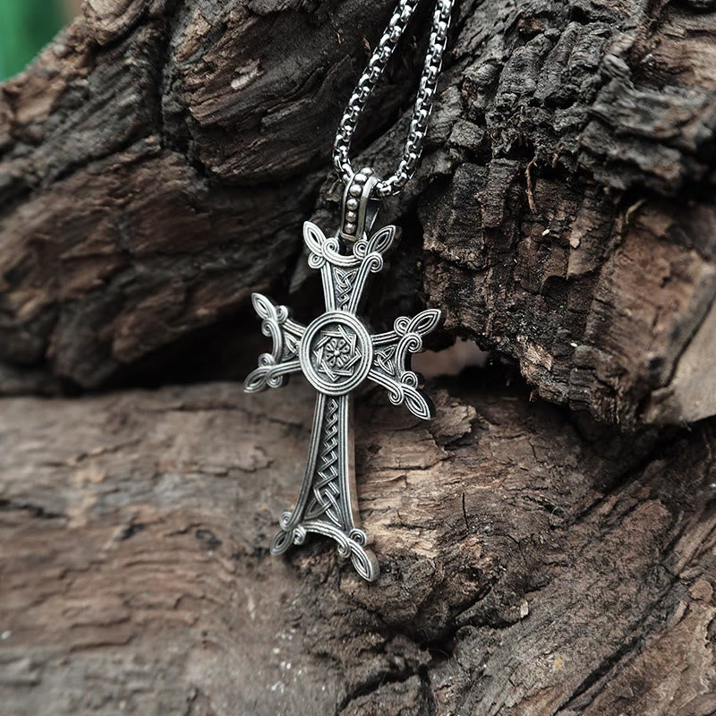 Christianartworkshop 925 Sterling Silver Celtic Crucifix Necklace: A Timeless Blend of Faith and Artistry - image 7