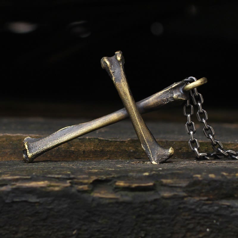 Christianartworkshop 925 Sterling Silver Modern & Minimalist Cross Bone-shaped Necklace: Showing Personality in Simplicity - image 4