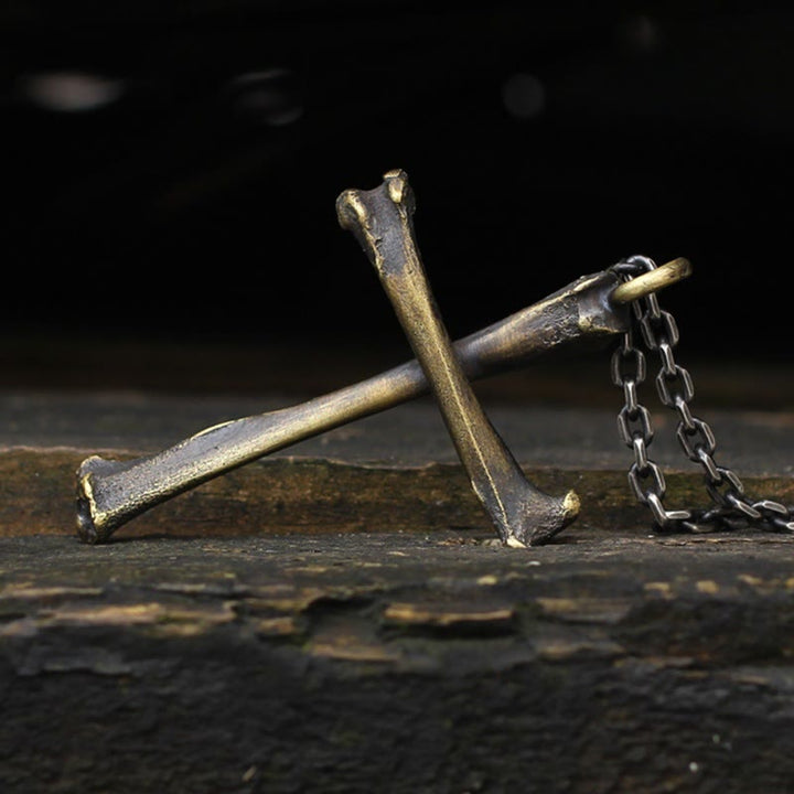 Christianartworkshop 925 Sterling Silver Modern & Minimalist Cross Bone-shaped Necklace: Showing Personality in Simplicity - image 4