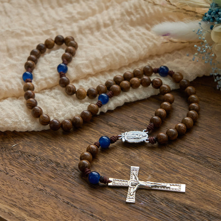 Christianartworkshop Handmade Gold sandalwood Rosary with Our Lady of Guadalupe: A Faithful Companion - image 6